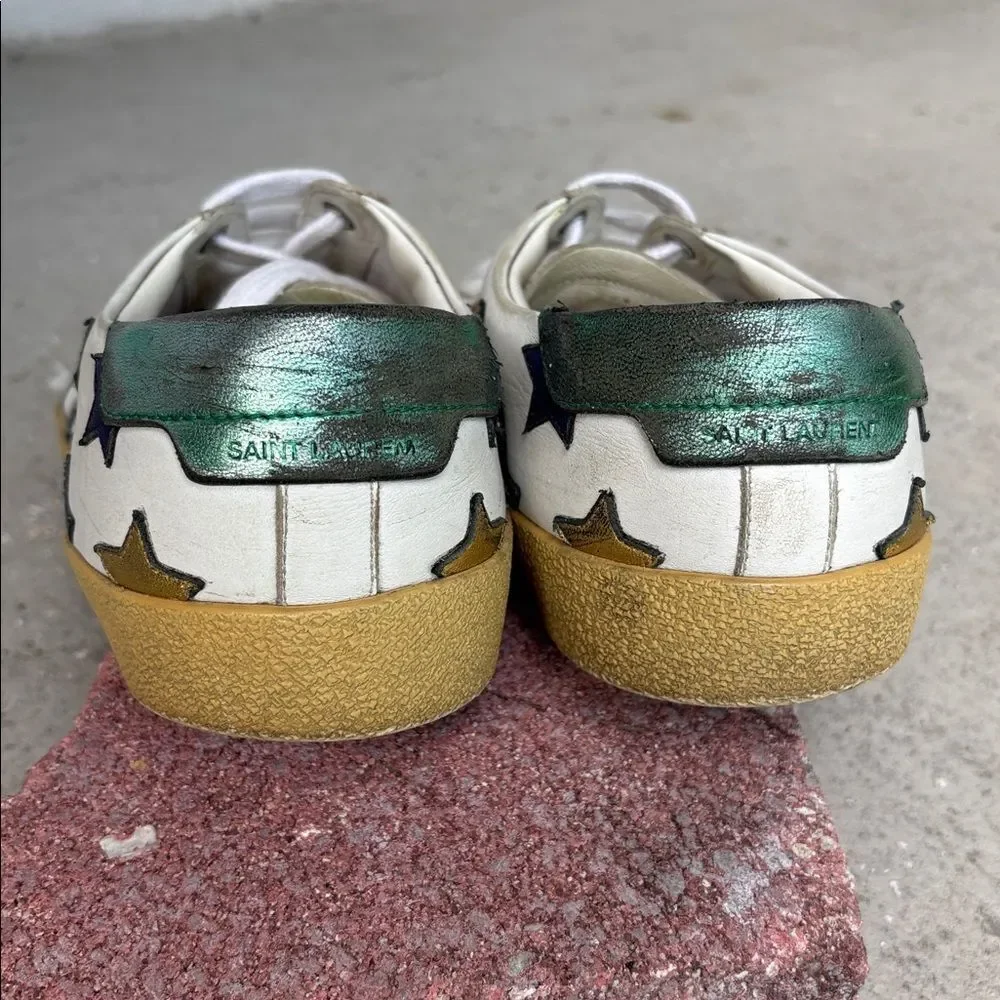Saint Laurent multicolored Star Court classic sneakers - Picture 6 of 10